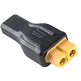 CNCTWO(コネクトツー) 【PD急速充電 20V/5A 100W対応】USB-C (メス) → XT60 (メス) 変換アダプタ XT60電源をUSB PD充電器から供給！ ドローン/RCバッテリー/ポータブル電源 C2UCFXTF002