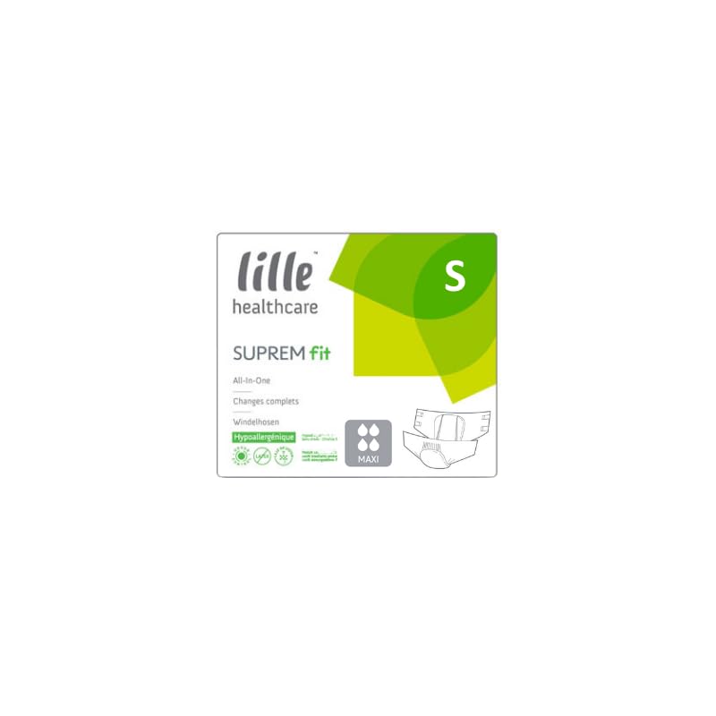Lille Suprem Fit Maxi Large - 8 Paquets de 20 Protections
