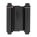 Ultra Hardware 35593 Box of 2 4in Double Acting Spring Hinge-Steel Base-Black Finish