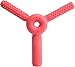 FLUXY Oral Motor Tool Therapy Sensory Motor Aid with 3 Unique Textures (Red/Tough)