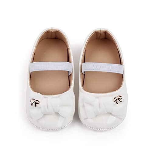 Infant Baby Girl Mary Jane Dress Shoes Ballet Flats for Girl Wedding Party School Shoes Bowknot Shoes3