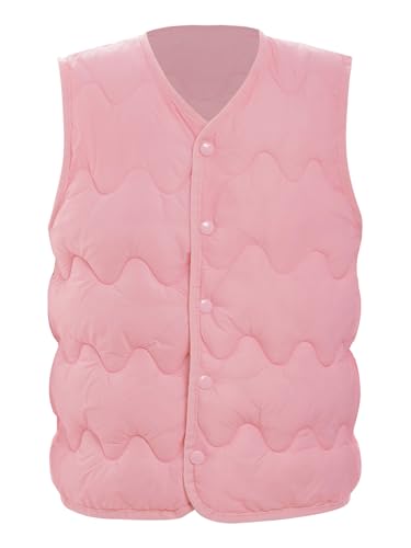 Padded Jacket Vest for Kids Girls Boys Windproof Waistcoat Coat Lightweight Outerwear