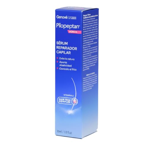 Pilopeptan Woman Sérum Reparador Capilar | Repara el Cabello Seco, Dañado y con Tendencia a la Rotura | Aporta Brillo, Suavidad y Elasticidad | Antiencrespamiento | 30 ml