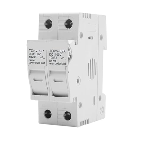 2P �p������ DC �q���[�Y�z���_�[ 10*38mm PV 1100V TOPV-30 �x�[�X���z�����d�ی�v���e�N�^�[ 5 ��(Without LED)