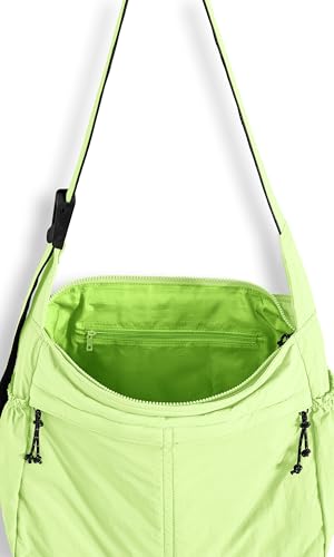 Image of ODODOS 20L Crossbody Tote Bag Large Capacity Lightweight Hobo Shoulder Sling Bags for Gym Shopping Beach Travel