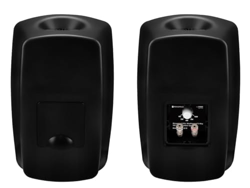 Monoprice WS-7B-52-B 5.25in. Weatherproof 2-Way 70V Indoor/Outdoor Speaker, Black (Each) for Use in Whole Home Audio Systems, Restaurants, Bars, Retail Stores, Patio, Poolside, Garage by Monoprice - Image 4