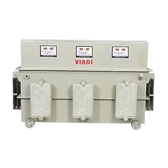 Virdi 25 KAV Voltage Stabilizer Three Phase Oli Cooled Modle No 3025 Use Air Condition For Plants Farm house