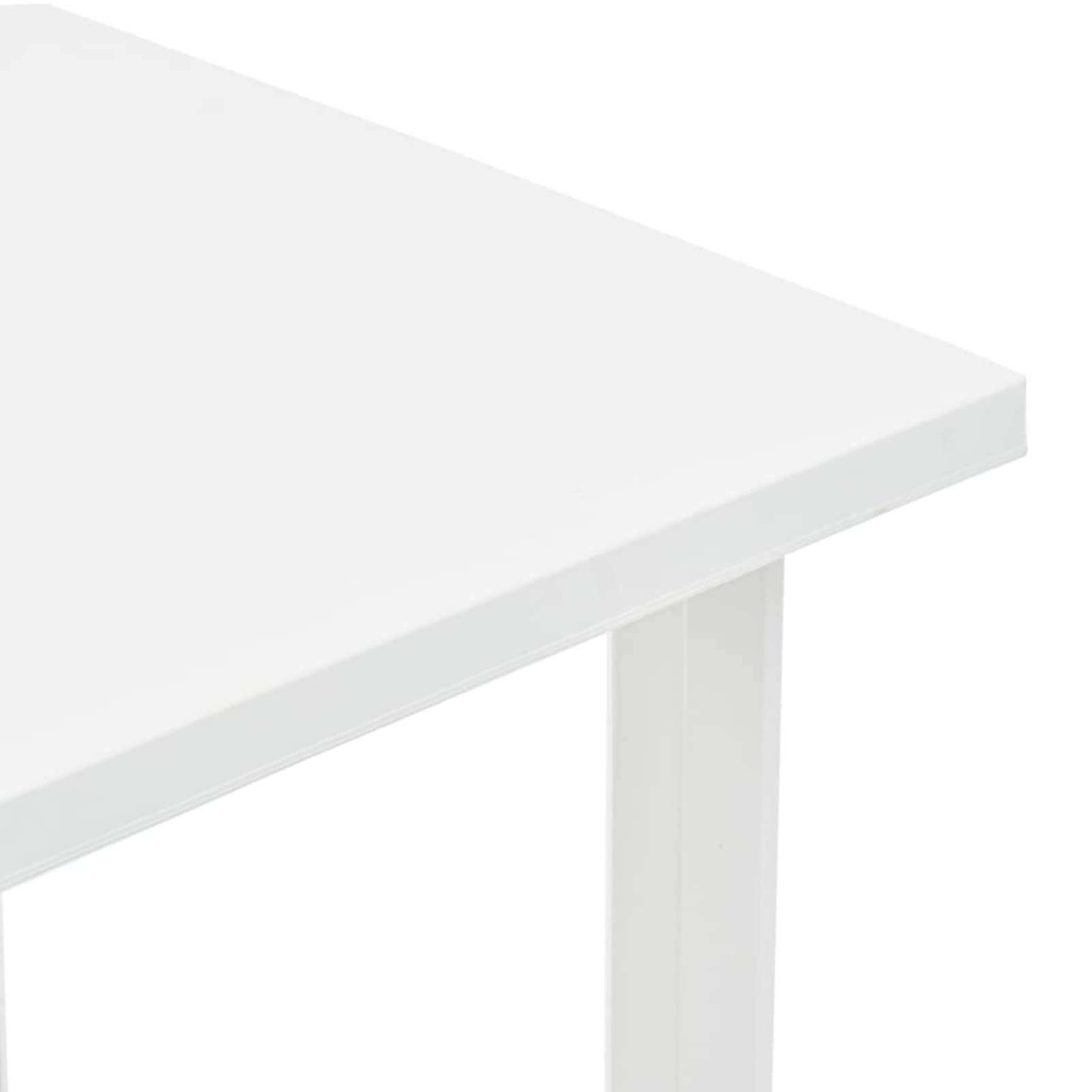 Set da giardino con tavolo da giardino grigio scuro in polyrattan e legno massello di acacia, mobili da pranzo per patio, bistrot, caffè, picnic, resistente alle intemperie, set da pranzo all'aperto