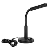 gooseneck microphone holder Prise Audio Omnidirectionnelle Haute Sensibilité: Doté d’une capsule à condensateur omnidirectionnelle, ce microphone de bureau capte votre voix clairement depuis tous les angles avec une haute sensibilité (-47 dB ± 4 dB) et une large réponse en fréquence (100–16 kHz), parfait pour chanter, faire des voix off ou animer des discussions de groupe autour de votre bureau.