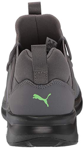 Image of PUMA Men's Enzo 2 Running Shoe, Castlerock Black-Elektro Green, 13, Green, 13