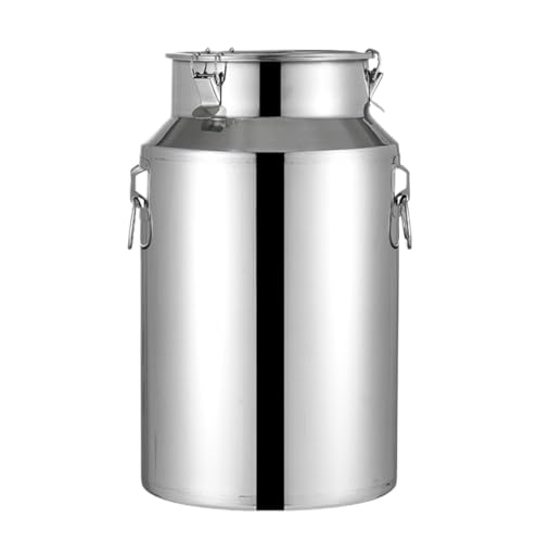 Bidon de transport de lait 48L en acier inoxydable à fermeture hermétique