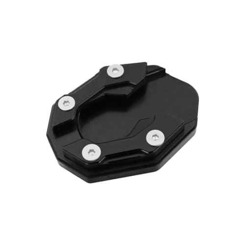 サイドスタンド引伸機 N-MAX155 N MAX XMAX 250 125 300 NMAX V2用オートバイアクセサリースタンドプレートサポートサイドキックスタンド(Black)