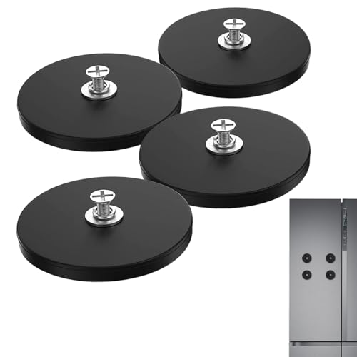 Soporte magnético para calendario digital – Juego de 4 soportes para calendario sin taladro, soporte sin taladrar, 38 cm para dispositivos metálicos domésticos multipiezas