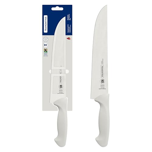Faca Para Carne 10", Tramontina, Premium 24473180, Branco