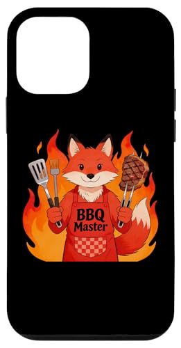Red Fox Cooking Grill BBQ Funny Gift Red Fox �X�}�z�P�[�X iPhone 12 mini �p