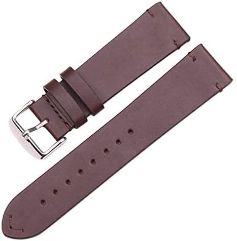 Bracelet de montre marron foncé vintage idéal pour sublimer votre montre au quotidien 22mm
