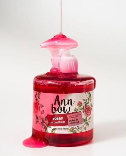 Memphis Sabonete Líquido Glicerinado Ann Bow Rosa Aromático De 340Ml. Ann Bow