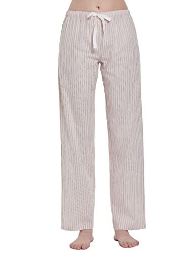 Image of CYZ Women's 100% Cotton Woven Poplin Sleep Pajama Pants