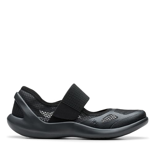 Clarks ���f�B�[�X Solevana �X�g���b�v, �u���b�N�e�L�X�^�C��, 9 Wide
