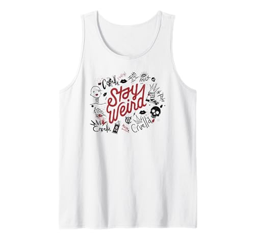 Exprimez votre singularité avec le haut Disney Cruella Live-Action Stay Weird authentique