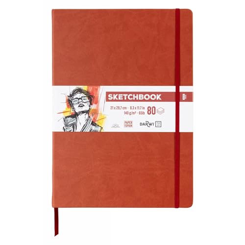 Sketchbook A4 Darwi For You ideal para bocetos y tecnicas mixtas