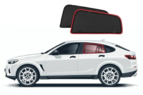 Pare-soleil voiture arrière BMW X4 G02 protection vitre auto Snapshades