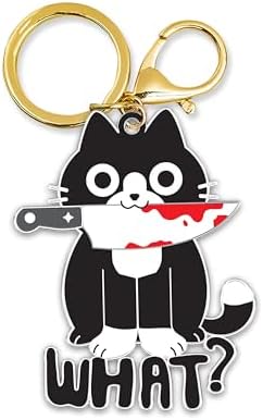 Funny Bag Charm for Cat Lovers