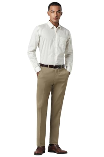 Image of Peter England Men's Cotton Print Slim Fit Shirt
