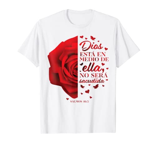 Español Christian Regalos Mujeres Mamá Su Esposa Niñas Religiosas Camiseta