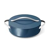 Caraway Rondeau - 6 Qt Non-Stick Pan with Lid - Free From Forever Chemicals - Perfect for Searing, Braising...