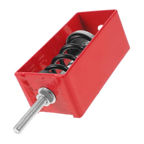 FUNOMOCYA Home Vibration Isolator Rubber Vibration Isolator for Theater Ceiling Vibration Damping Mount Red Galvanized Steel Damping Hanger for Office