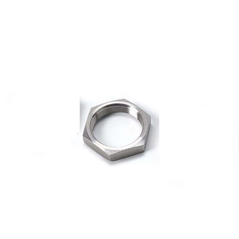 304 Stainless Steel BSP Hex Lock Nut Pipe Fitting, 1/8" to 4", Various Sizes (1.25 Inch BSP)
