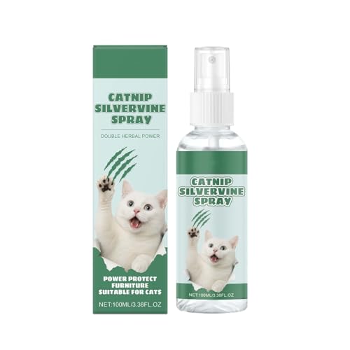 Spray Repelente para Gatos Que Evita Que arañen los Muebles. Un Spray antiarañazos Natural Que Protege los Muebles y Las Zonas de Acceso Restringido, y Ayuda a Entrenar a tu Gato