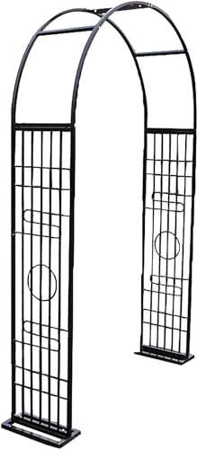 HGOuhK Arcos de Jardín Nuevo Enrejado de Escalada de Rejilla China, Arco de jardín, Flor de Luna de jardín, Soporte de Planta Verde, decoración al Aire Libre Arco de Gazebo(220x40x230cm)