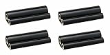 faxgeräte thermotransfer 4 Stück kompatible Faxrollen 4 Stück kompatible Thermotransfer Rollen zu Brother PC-72RF für Brother FAXGERÄTE T72, T74, T76, T78, T96, T98, T102, T104, T106, V1,