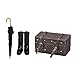 TOYANDONA 1 Set Valigia in Miniatura Bombarda Mini Ombrellone Scarpe Giocattolo Dollhouse Dollhouse Decor Dear Custodia da Viaggio Caso per Custodia per 1/12 Bilancia Piccola Casa