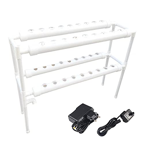 LENDISIY Hydroponics Growing System, Hydroponics Grow Kit 36 Sites de Plantation 2 Couches, Systèmes de Culture de Plantes Sans Terre avec Pompe à Eau, pour Légumes Hydroponiques, Laitue, Fleurs,