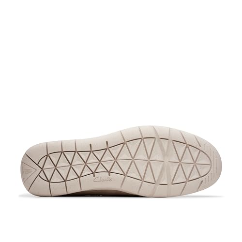 Clarks Flexway Step, Mocasín plano Hombre, Beige (Sand Suede), 43 EU - imagen 4