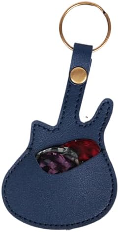 Sac De Médiator De Guitare, Pochette De Rangement De Médiator De Guitare étanche, Sac De Plectres De Porte-clés Portable, étui De Support De (Marron