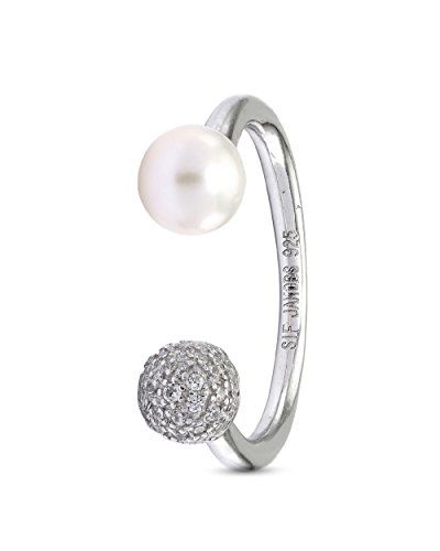 Bagues Argent Sif Jakobs Silver Blanc anneau alliance empilable femme