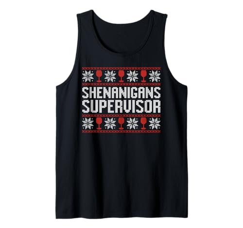 Pull Moche à vin de Noël de Shenanigans Supervisor Débardeur