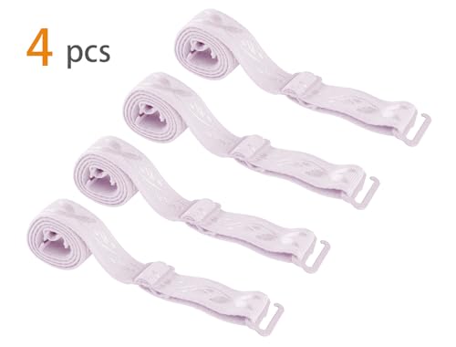 Image of uxcell 2 Pair 10 /12 /15 /18 /20mm Width Stretchable Shoulder Bra Straps Adjustable Elastic Straps for Women