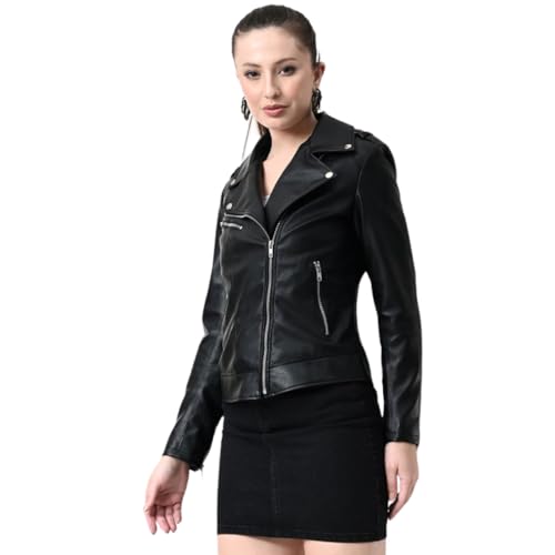Image of Women FauxLeather Jacket Trending Biker