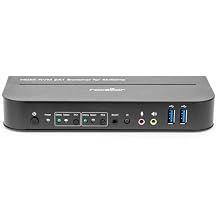 Rocstor SolidKVM SK06 4K HDMI and USB 3.0 21 KVM Switch 2-Port HDMI/USB KVM HDR, HDCP 2.2, IR, USB Sharing