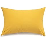Materiales de alta calidad: ATsense selecciona las materias primas de la más alta calidad, funda de almohada de algodón 100% natural, muy suave, agradable para la piel y transpirable.