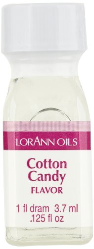 LorAnn Cotton Candy SS Flavor, 1 dram bottle (.0125 fl oz - 3.7ml - 1 teaspoon) - 12 Pack