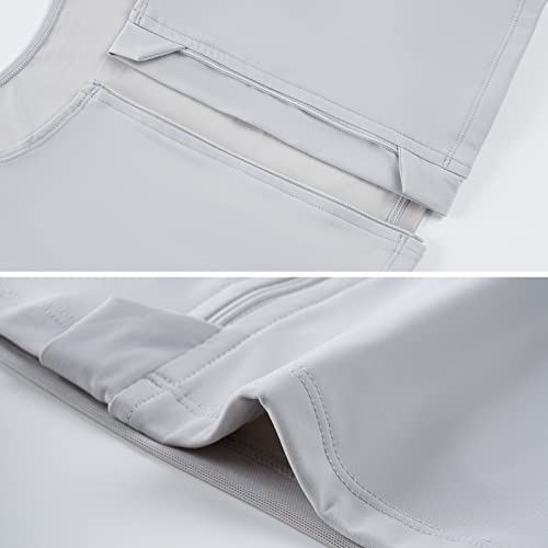 XUJI Transgender FTM Zip Up Breathable Half Chest Binder - Image 5