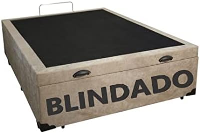Cama Box Baú Casal Blindado Suede Bege So1clique