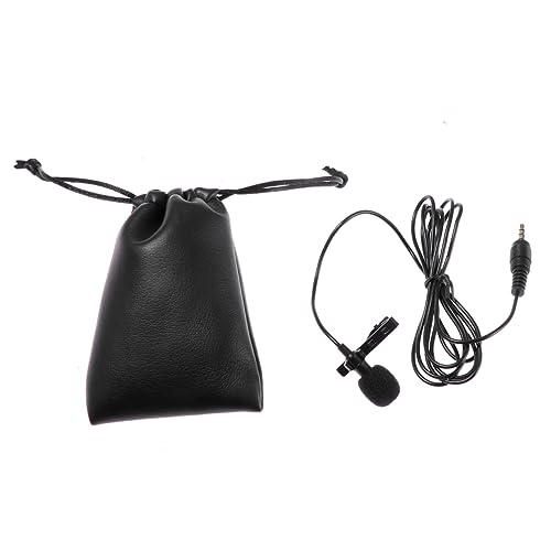 BESPORTBLE Clip Lavalier Microphone for Phone Recording Mini Condenser Mic with Audio Jack High Sensitivity Clip Mic for Lectures Singing PC Use Portable and Lightweight