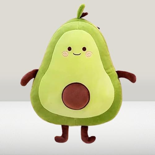 CHIRKUT Stuffed Avocado Soft Toy, Plush Toys, Soft Toys for Kids | Soft Toy for Baby Boys and Girls | Cute Toy | 35 cm Stuff Toy for Kids | Cute Cuddle Pillow for All Ages (avacad-1)-image-5